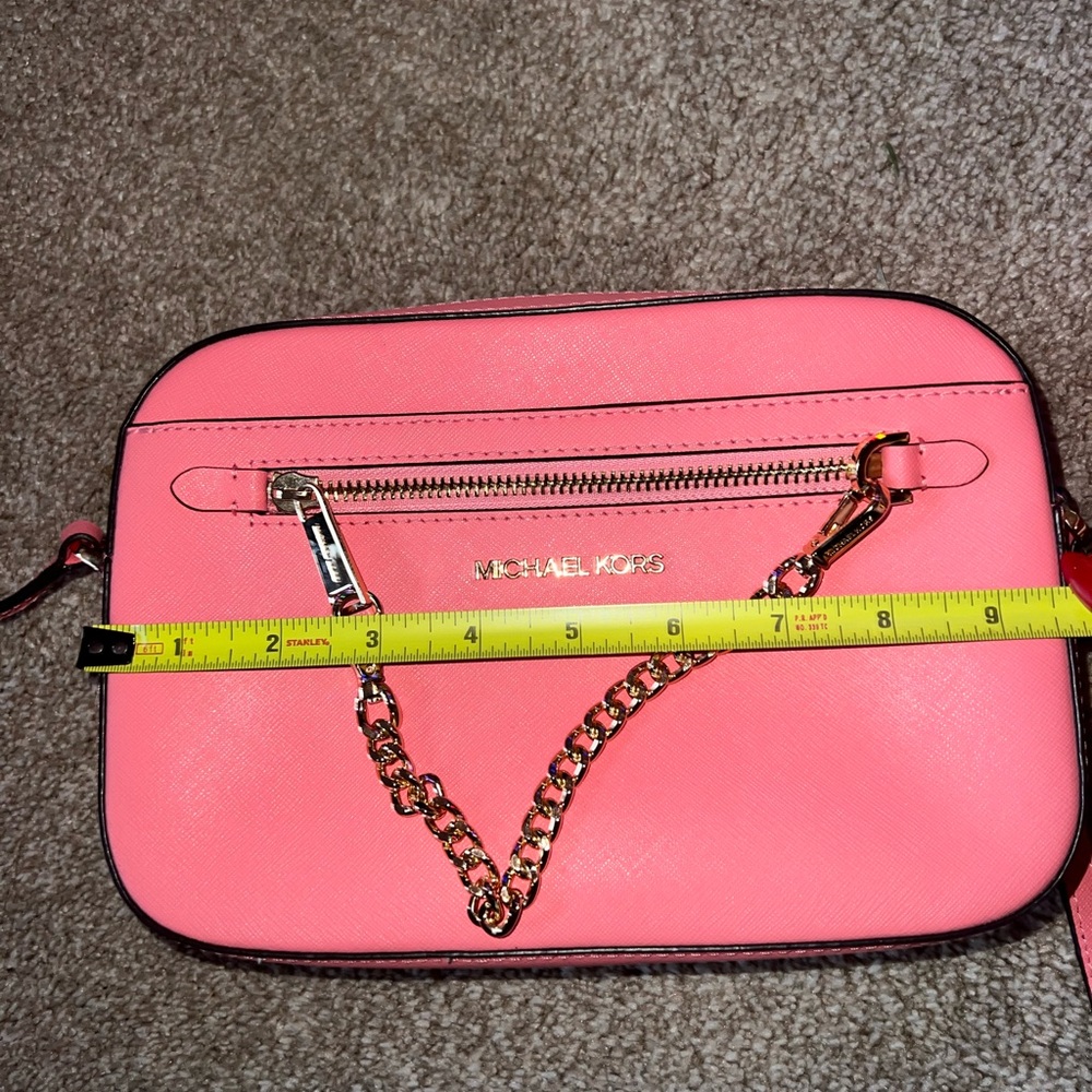 Coral Pink Michael Kors Satchel - Picture 11 of 15